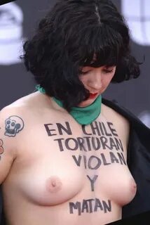 Mon laferte naked ✔ Mon Laferte Nude for Chile Freedom (8 Ph