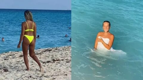 Magician Swaps Out GF's Bikini With One That Dissolves In Wa