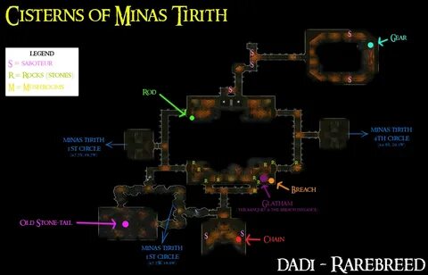 Map of the Minas Tirith cisterns?