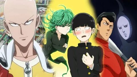 Saitama's Job + Tatsumaki vs Mob + Metal Bat vs Cadres - ONE