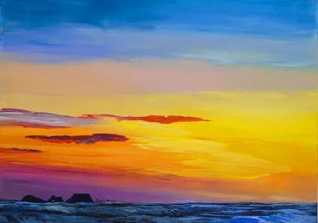 Sketch Ocean Sunset Drawing - Goimages Ever