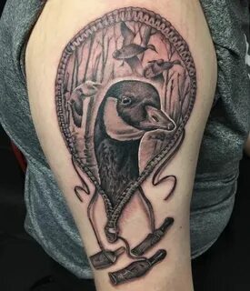 Waterfowl Tattoo Hunting tattoos, Duck tattoos, Goose tattoo