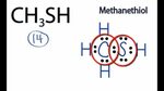 CH3SH (CH4S) Lewis Structure - YouTube