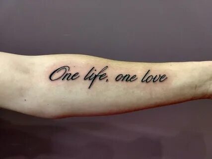 Tattoo one life one love - 3 best photos