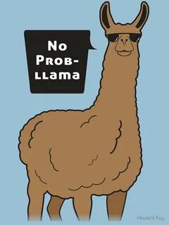No Problem Llama Puns Clothing Redbubble
