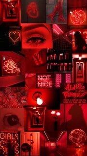 Red Aesthetic Collage Wallpapers - Wallpaper Cave