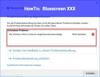 Bluescreen #XXX :( - Windows 10 Net