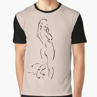 Buy nude graphic t shirt in stock