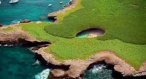 Фантастический Скрытый пляж Любви на островах Мариета в Мекс