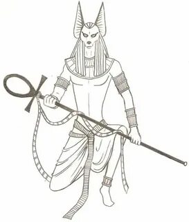 How to Draw Anubis (53 photos) " Рисунки для срисовки и не т