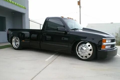 Pin by Jacob Banas on Chevy Dually Chevy trucks lowered, Cus