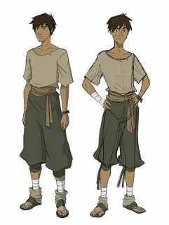 Legend of Genji Concept Art - Sandbender Clothes Avatar char