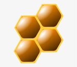Honeycomb - Cliparts Of Bee Hives Png Transparent PNG - 566x
