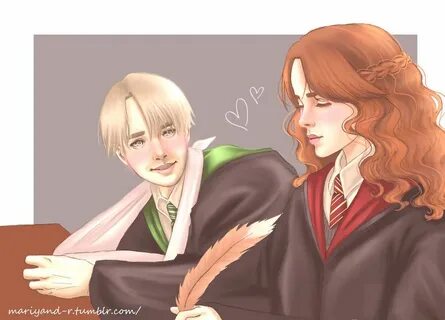 Dramione by Mariyand-R Harry potter drawings, Dramione, Drac