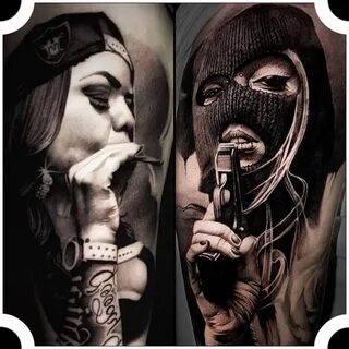 @fabio_tattooartist Gangster Girls LocationPortugal #d_world