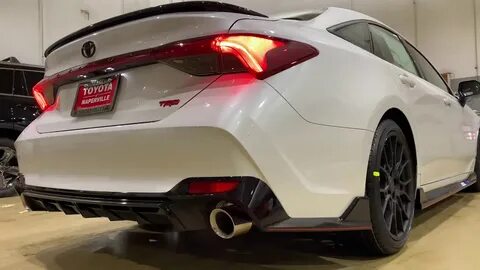 2020 Toyota Avalon TRD exhaust start up and rev - YouTube