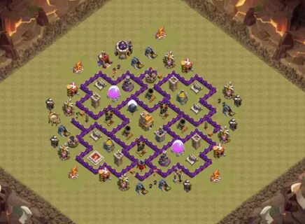 Base Coc Th 7 Terkuat Di Dunia 2021 - Download Gambar Base C