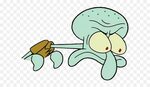 Angry Png Banner Library Stock - Squidward Looking Out Windo