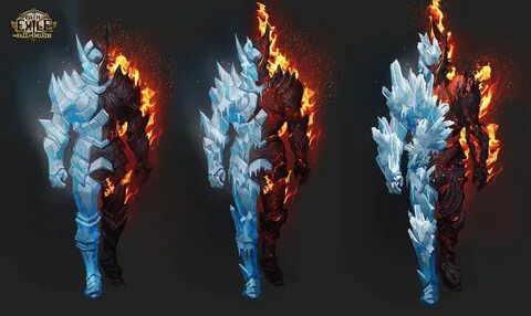Fire and Ice Armor Concept Art - Path of Exile Art Gallery A