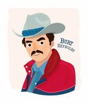 Happy birthday Burt Reynolds #burtreynolds #birthday #illust