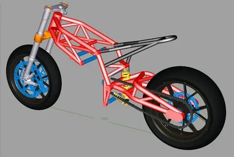 Moto-R Design: SV650 Chassis Design Concept Motorbike design