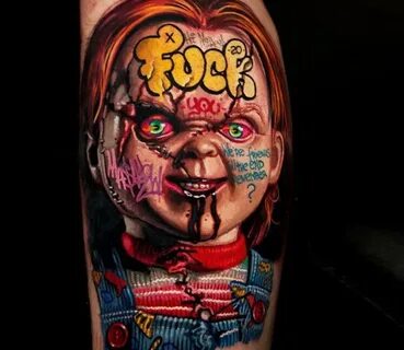 Chucky doll tattoo by Mashkow Tattoo Photo 30847