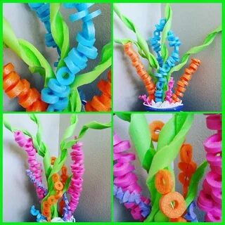 Pool Noodle Coral Reef Craft - Crafty Morning Coral reef cra
