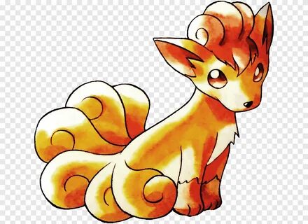 Pokémon Red e Blue Red fox Vulpix Ninetales Art, outros, mam
