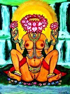 Hindu goddess nude