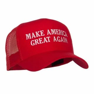 Tropic Hats Adult Embroidered MAGA Trump 6 Panel Ballcap W/S