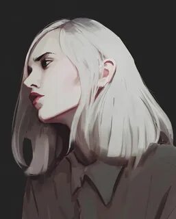 White hair by snatti89 on DeviantArt Искусство женщин, Рисун