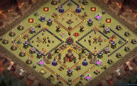 10 Best TH10 War Base Links 2022 (New Bases) - Best COC Maps