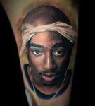Tupac Portrait tattoo Picture tattoos, Portrait tattoo, Port