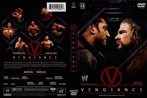 Jaquette DVD de WWE Vengeance 2005 - Cinéma Passion