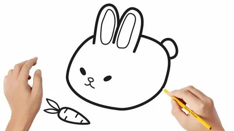 Cómo dibujar un conejito blanco Dibujos sencillos - YouTube