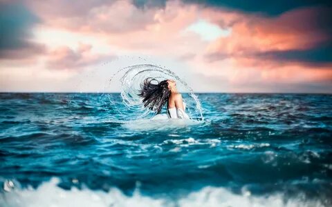 Girl In Water Wallpapers - Wallpaper Cave