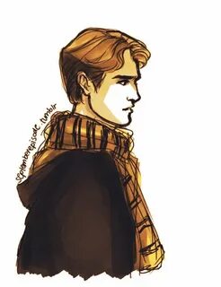 fan art of Robert Pattinson as Cedric Diggory Harry Potter 4