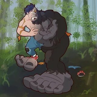 Bigfoot Transformation -COLLAB- by ShiroBear -- Fur Affinity