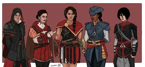 Evie Frye , Claudia Auditore , Kassandra of Sparta , Aveline de grandpré an...