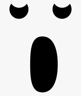 Mouth Svg Small - Ghost Eyes And Mouth Template , Free Trans