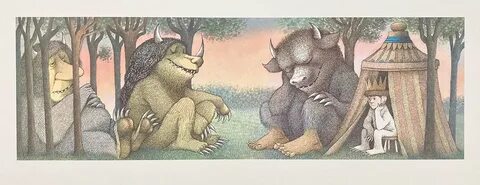 Where The Wild Things Are: King Max (Print) by Maurice Senda