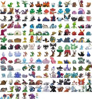 Pokemon Gen 5 Back Sprites - Game Master