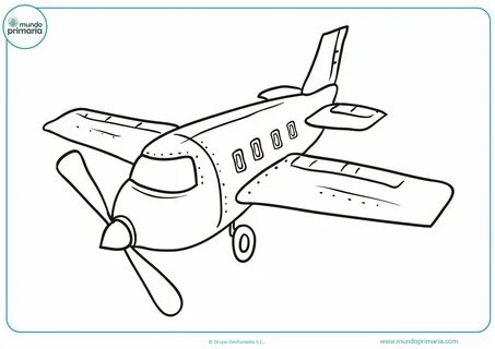 ▷ Dibujos de Aviones y Avionetas para Colorear ✈