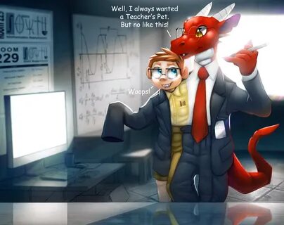 Teacher's Pet (Two Headed / Human / Dragon ) by DrSouthpaws 