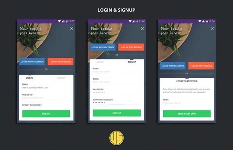 Login and Signup Mobile - UpLabs