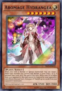 Aromage Hydrangea by BatMed on DeviantArt Custom yugioh card