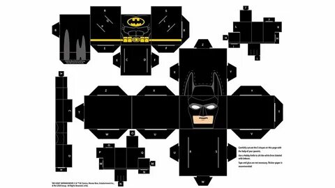 Papercraft - Batman ™ Batman de lego para cumpleaños, Cumple