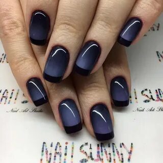 Ombré nails + black french 💣 🔥. Мастер Таня Б. , Новый Арбат