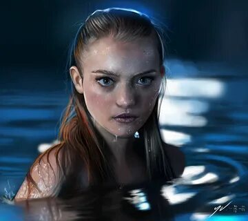 Gemma Ward Digital Painting Gemma ward, Digital painting, Be