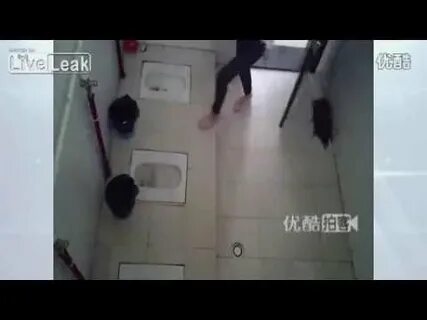 LiveLeak com Man installing hidden camera in women's toilet 